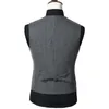 Gilets pour hommes gris laine Tweed hommes costume gilet pour mariage bal unique une pièce homme gilet arrivée col en v mode taille manteau