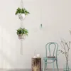 Other Garden Supplies Handmade Flower Pot Net Bag Home Planter Hanger Macrame Braided Plant Hanging Basket Balcony Decor