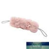 Brosses de bain Éponges Épurateurs Plus grande boule douce Conception de fleurs Couleur unie Longue Loofah Éponge de douche Pouf Mesh Scrubber1 Factory8337033