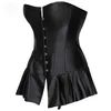 corset bustier en cuir