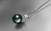 Collar con colgante de perlas naturales de agua dulce, collares llamativos bohemios de plata 925, joyería de lujo