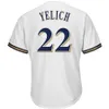 Maglie Milwaukee 22 Christian Yelich 46 Corey Knebel 71 Josh Hader 21 Travis Shaw 6 Lorenzo Cain 10 Yasmani Grandal