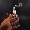 Высококачественные стеклянные нефтяные горелки с горелкой Bong Pipe Маленькая горелка для воды Bubbler Recycler DAB Буровые установки для курения с большой размер нефтяной горелки