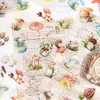 Cadeau cadeau 45pcs / sac vintage champignon thème animal autocollant bricolage journal scrapbooking matériel rétro déco téléphone scrapbook papeterie cadeau cadeau cadeau