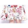 Simgente zomerjurken vrouwen flare mouwen print zeemeermin jurk dames kleding gewaad