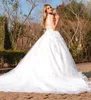 Wedding Dresses Bridal Gowns Lace Top quality Beaded V-Neck Sweep Train vestido de 2022