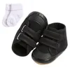 Eerste wandelaars Baby High Gang Shoes Boy Girl Solid Sneaker Cotton Soft Anti-Slip Sole Infant Toddler Corduroy Casual