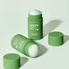 Thé vert entier hydratant le visage de boue film huile contro acné nettoyage masque solide bâton de nettoyage en profondeur raffine raffine cutanée Care3884314