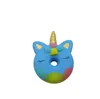 Гигантская декомпрессионная игрушка Rainbow Fidget PU Bunny Bunny Candicorn Unicorn Donut медленно поднимается мокрым мягким