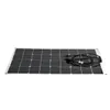 100W 18V altamente flexível monocristalina painel solar telha mono à prova d'água