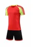 Blank Soccer Jersey Uniform Personalized Team Shirts med Shorts-tryckt designnamn och nummer 1389