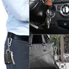 Dhl100pcs väska delar nyckelring avtagbar metall 360 graders roterande hängande midja nyckelkedja hängande stark karabiner krok för män kvinnor