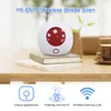 Tuya Gsm 4G WiFi Wireless Home Einbrecher System Mit Kamera Rauch Gas Detektor Tür Sensor Sirene Alarm Zubehör