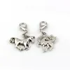 102Pcs Alloy Mix Horse Floating Lobster Clasps Charm Pendants For Jewelry Making Bracelet Necklace DIY Accessories