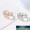 Pendientes de clip de la oreja coreana Pendientes de cristal de la estrella de la estrella para las mujeres sin agujero Joyas Fake Pendiente de un solo oreja Earings Kolczyki Precio de fábrica Experto de calidad de diseño