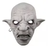 Halloween Party Latex Goblins Horror Maskers met Oorbellen Halloween Mannen Scary Mask Cosplay Kostuum Props