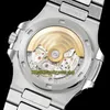 2022 GRF 5711 324SC A324 Automatik-Herrenuhr Ruby Iced Out T Diamant-Inlay-Lünette Weißes Textur-Zifferblatt Stickmarkierungen SS-Stahlarmband Superversion Uhren Eternity