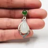 Pendentif en Jade blanc naturel, collier en argent 925, accessoires de fête, bijoux délicats, belle mode