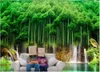 Wallpapers Custom Po Wallpaper 3d Wall Murals Woods Park Green Road Landscape Mural Papers For Living Room Decoration