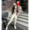 Maomaokong Fashion Short Women's Real Fur Coat Natural Raccoon Big Fur Collar Winter Parka Bomber Jacka Vattentät 211204