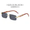 2024 Top designers 10% OFF Luxury Designer New Men's and Women's Sunglasses 20% Off frameless wood spring leg tide frame glasses