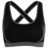 Kvinnors BRA Seamless Sports Plus Size High Waist No-Bounce Full täckning Yoga Crop Top Bralette Sportkläder för gym Running Outfit