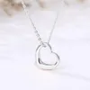 Pendentif Colliers Creux Coeur Ras Du Cou Pendentifs Pour Femmes En Acier Inoxydable Or Forme Mignonne Charme Collier Bijoux Cadeau Bijoux Femme