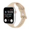 Apple watch için yeni kelebek toka kayış iwatch7 süper sıcak ve şık silikon monokrom tek daire kayış 42/44/45mm 38/40/41mm isteğe bağlı