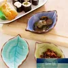 Hurtownie handcraft Creative Leaves Płyty ceramiczne Japoński sushi dania przekąski Kuchnia ocet sos przyprawowy Chiny Obiadura Cena fabryczna Ekspert Projekt