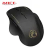 Mouse per computer wireless ergonomico PC portatile 2.4 Ghz USB Mini Mause 1600 DPI 6 pulsanti Mouse ottici