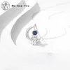 Original Design S925 Silver Astronaut Halsband Kvinnlig Collarbone Chain Nisch Sense Gift Smycken