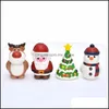 Decorations Festive Party Supplies Home & Garden Kawaii Christmas Squishy Santa Claus Snowman Xmas Tree Shaped Slow Rising Cream Scented Rel