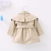 Casaco de Windbreaker para meninas de 1-2-3-4 anos de coelho de meninas de meninas, novo preço especial