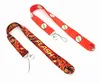 Nyckelring 10st anime tecknad nackband nyckel Lanyard Card Gym telefon med USB ID Holder DIY Sling lasso Small Wholesale