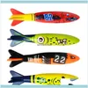 Water Sports Outdoors Asessories 80 "ПК / комплект Двуязневые игрушки Портативный износостойкий ABS Рыбий Кольцо торпеды Плавание для пляжа Падение