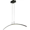 Lampe Led suspendue en forme d'arc, design moderne, blanc ou noir, luminaire décoratif d'intérieur, idéal pour une salle à manger, un Bar ou une cuisine, longueur 1200mm, 347S