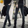 Hohe Qualität 2020 Mode Männer Baumwolle Dunkelgrau Stretch Skinny Jeans Männer Teenager Bleistift Pents Schnee Spur Pantalon Homme 28-34 x0621