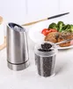 Gravity Electric Salt Pepper Mill Household Stainless Steel Automatic Operation grinder Adjustable Coarseness mills Kitchen tool CCF6090
