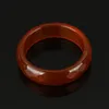 Wedding Rings Naturlig Faceted Black Red Green White Ring 2022 Fashion Girl Womens 7-8 Storlek Real Stone