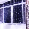 Juldekoration LED-fönstret Gardinljus 3m 6m 9m LED Festoon Indoor Outdoor Light String för hemrum Nyår bröllop