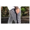 Mężczyźni Technotowe spodnie spodnie spodnie Fitness trening Joggers Plaid Spits Red Slim Fit Long z kieszeniami Rozmiar M-3xl