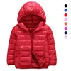 2-13 Years Children Girls Jacket Outerwear Boy And Girl Hood Down Teenage Coat Winter Kids Jacket Spring Fall Toddler 1476 Y2