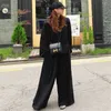 Spring Wide Leg Loose Pants Elastic Waist Long Casual Students Fashion Hoodie 210925