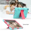 Custodia per armatura per il nuovo iPad 6 7 8 air2 pro Tablet da 9,7 pollici Cover posteriore rigida in silicone resistente antiurto per bambini