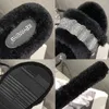 Slippers Spring Autumn 2021 Furry Women House Flats Flip Flops Shoes Female Bling Casual Slides For Ladies Home