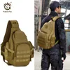 Sacs de plein air Protector Plus 20-35L Sac à bandoulière tactique 14 "Ordinateur portable Sac à dos militaire Molle Sports Camping Randonnée Chasse Bandoulière