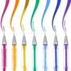 OOTDTY 100 Pennarelli Colorati Penne Gel Neon Glitter Metallico Pastello Shuttle Pen Scarabocchi Disegno Art Marker Colori Nessun duplicato 210330