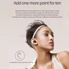 A6S trådlösa hörlurar SPORTS EARBUDS Bluetooth 5.0 TWS Headsets Buller Avbryta Mic för Huawei Samsung Headphone med Retail Box Hög kvalitet