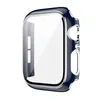 360 Helskärmsskydd Bumper Frame Matte Hard Case för Apple Watch Case 45mm 41mm 44mm 42mm Cover Tempered Glass Film Iwatch 87620365