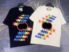 21SS Flash Lato T Shirt Stylistki Mężczyźni Tee Made In We Włochy Moda Krótki Rękaw Listy Drukowane Kolorowe Pięciogwiazdkowe Drukuj Koszulka Kobiety Odzież S-3XL